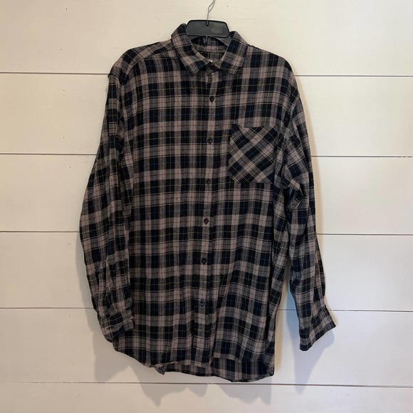Mens Carhartt Button-Down Flannel SZ L‎ - Picture 1 of 4
